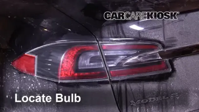 2014 Tesla S Electric Luces Luz trasera (reemplazar foco)